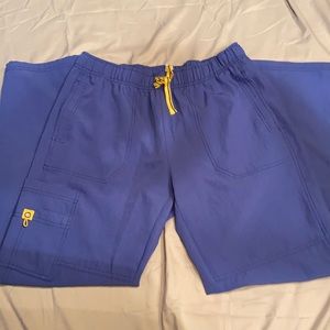 Women’s size large blue scrub pants